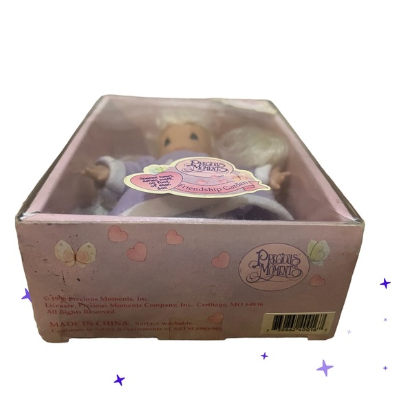 Vintage Precious Moments Friendship Garden Suzy NIB 1998 Sealed - Picture 8 of 9